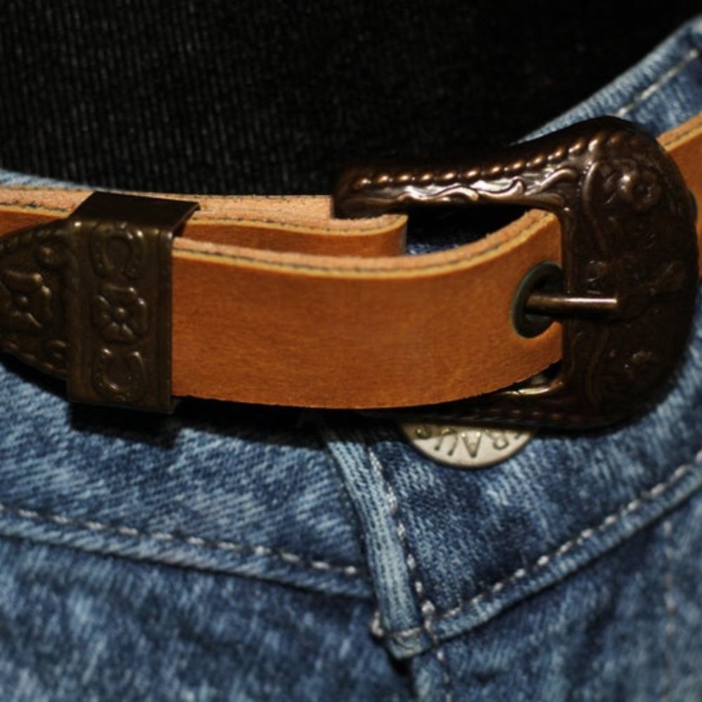 Camel Leather Belt